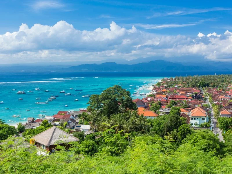 Stunning views of Nusa Lembongan from a scenic overlook. — Stay Well Package: Nusa Lembongan Adventure