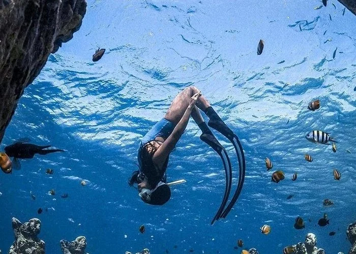 Diving into the vibrant underwater life of Gili Air. — Gili Air Snorkeling Adventure 4 Spot